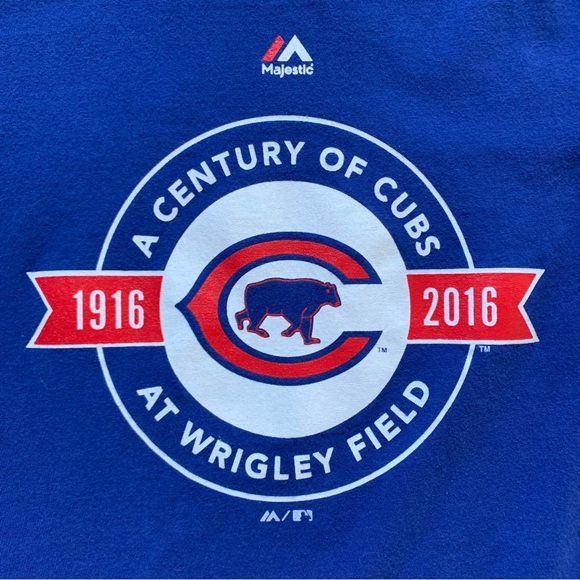 Chicago Cubs MLB 2016 World Series Champs Fan T Shirt Sz L - Picture 2 of 6